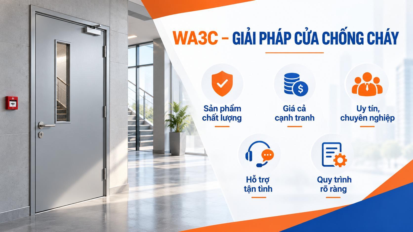 Cửa chống cháy CÔNG TY TNHH WA3C